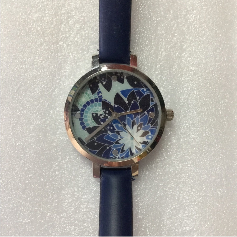 Blue Flower Watch Battery SR626SW